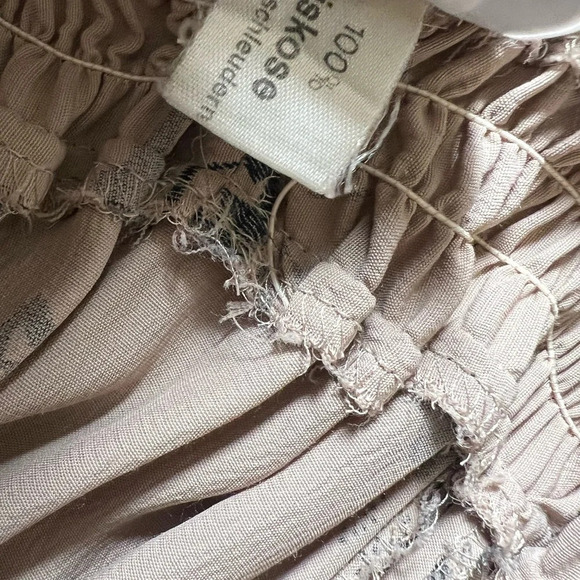 Vintage Miss Mod Marilyn Monroe print midi skirt tan black size 6/Medium - Picture 13 of 13